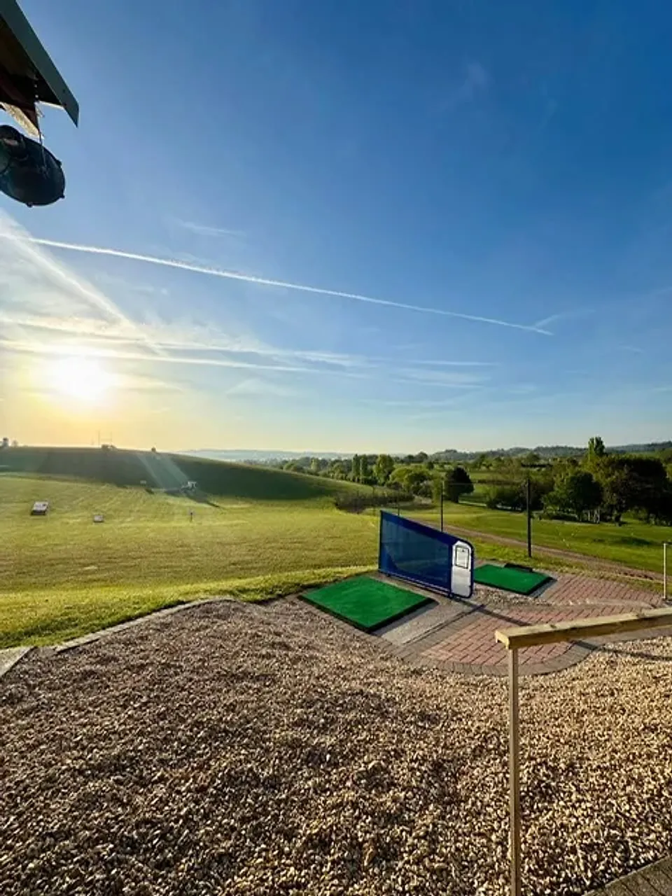 Course scenery at Exminster Golf Centre near Exeter